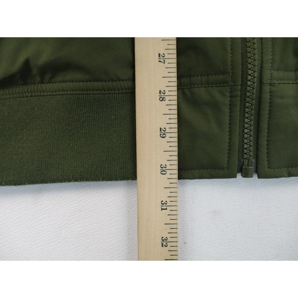 Banana Republic Bomber Jacket Mens 2XL Olive Green Full Zip Lightweight Utility